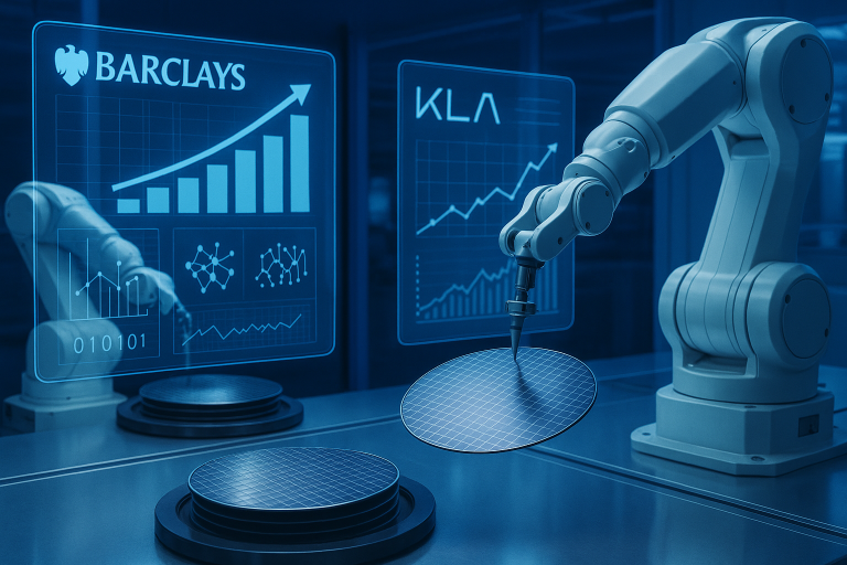 KLA stock in green after Barclays calling it winner among semiconductor plays